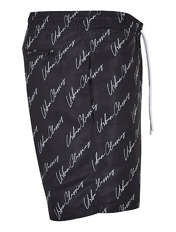 Urban Classics - Short de bain motif/style Texte