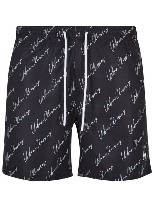 Urban Classics - Short de bain motif/style Texte - Kiabi Urban Classics - Short de bain motif/style Texte - Kiabi