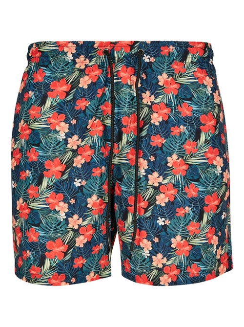 Urban Classics - Short de bain motif/style Tropical - Kiabi