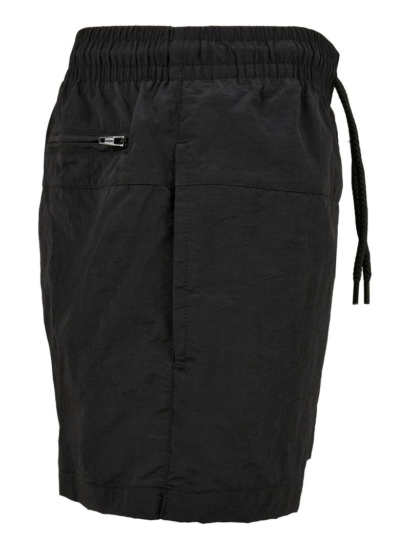 Urban Classics - Short de bain motif/style uni Noir - Kiabi
