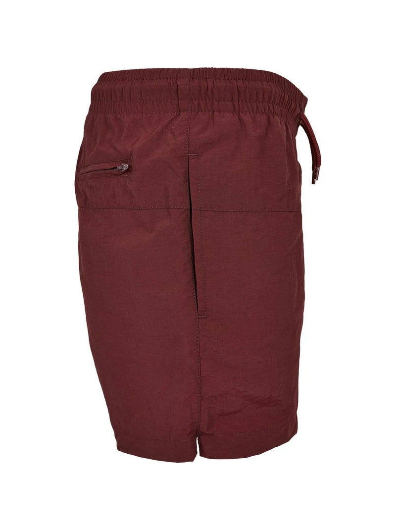 Urban Classics - Short de bain motif/style uni Violet clair - Kiabi