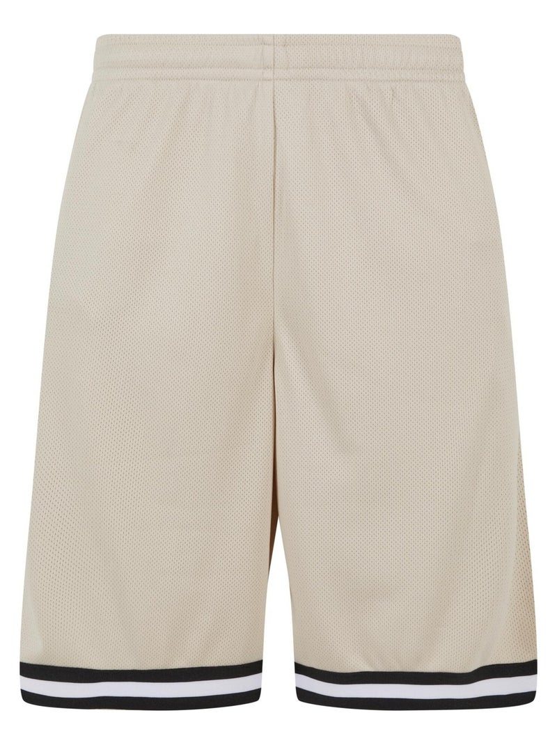 Urban Classics - Short motif/style à rayures Blanc cassé - Kiabi