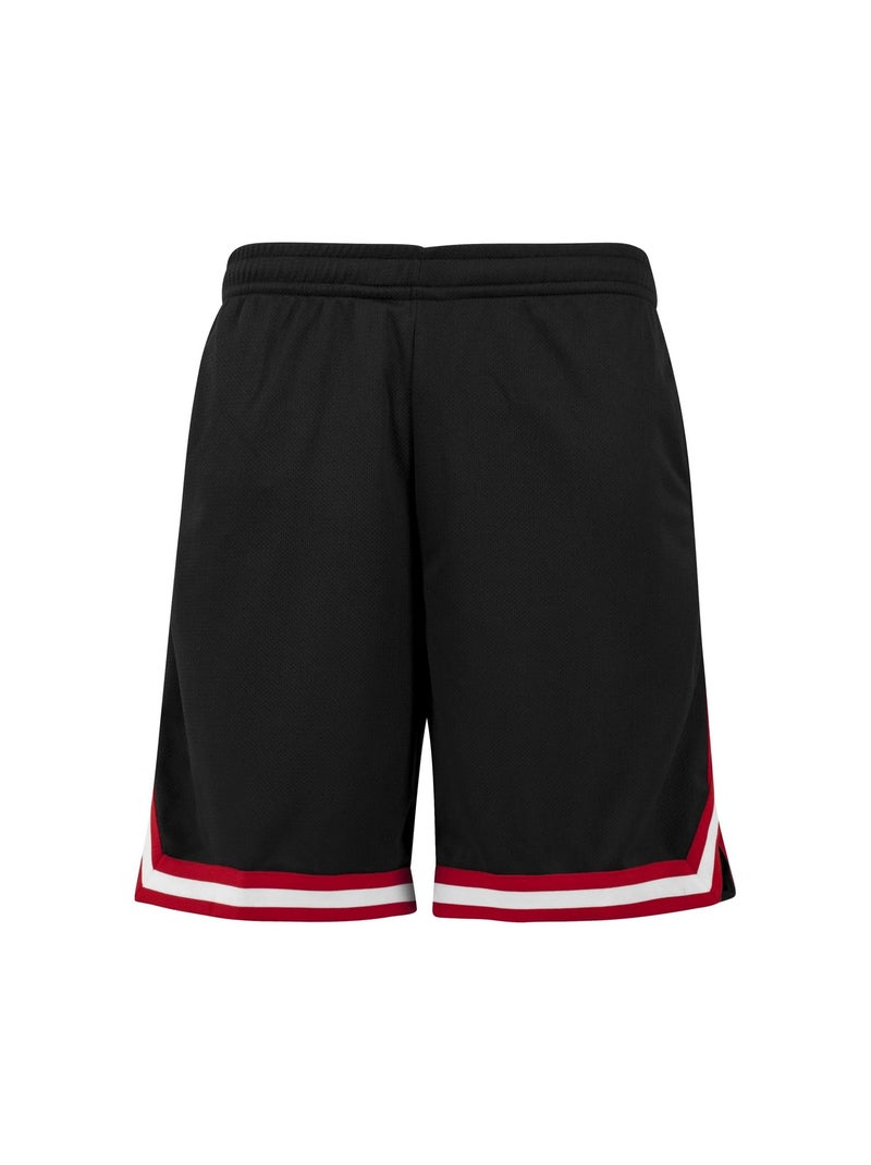 Urban Classics - Short motif/style à rayures Noir Rouge Blanc - Kiabi