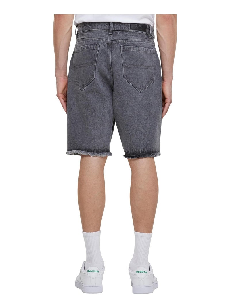 Urban Classics - Short motif/style Longueur genoux Gris moyen - Kiabi