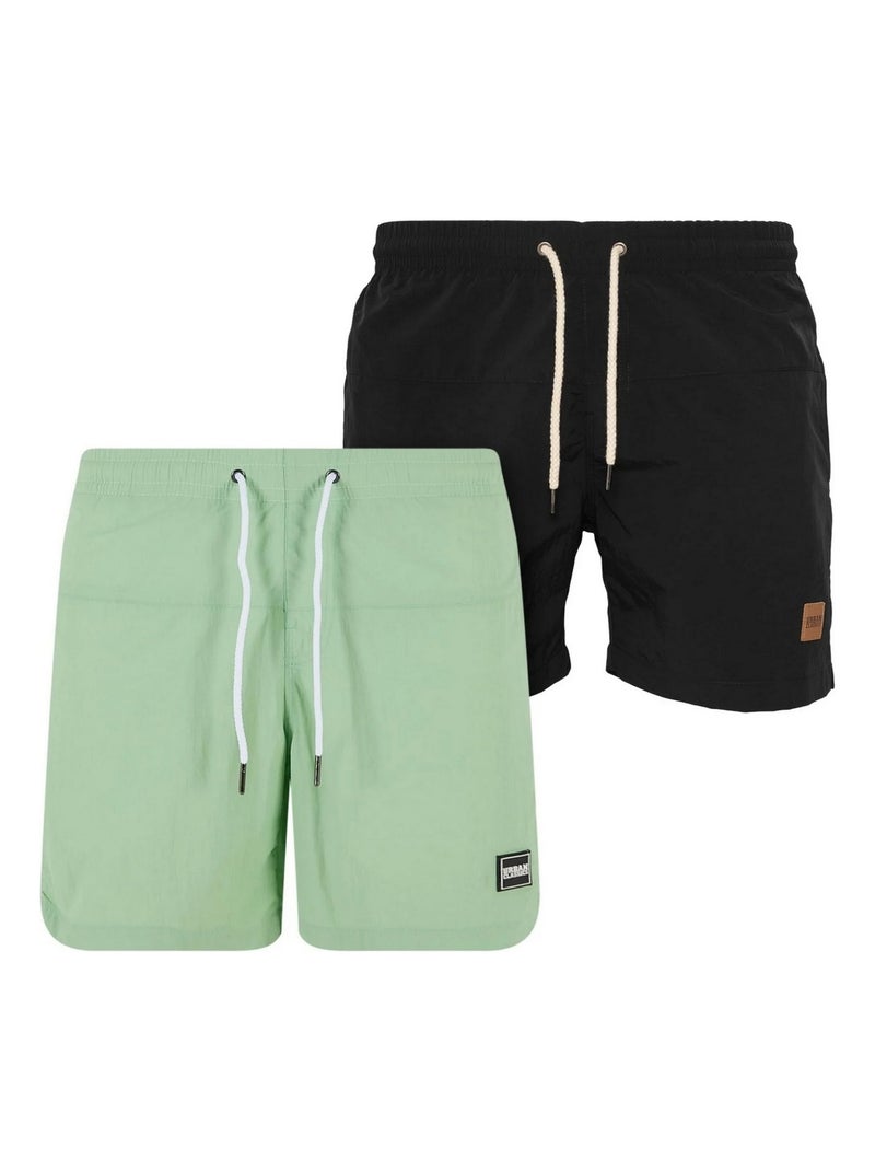 Urban Classics - Shorts de bain Vert - Kiabi