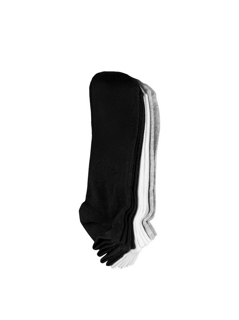 Urban Classics - Socquettes motif/style uni Noir Blanc Gris - Kiabi