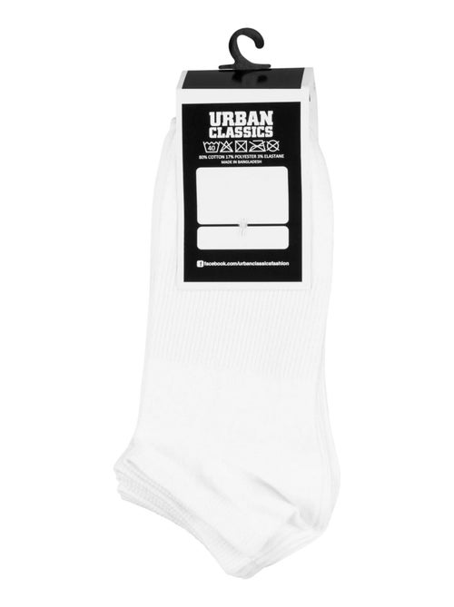 Urban Classics - Socquettes motif/style uni - Kiabi