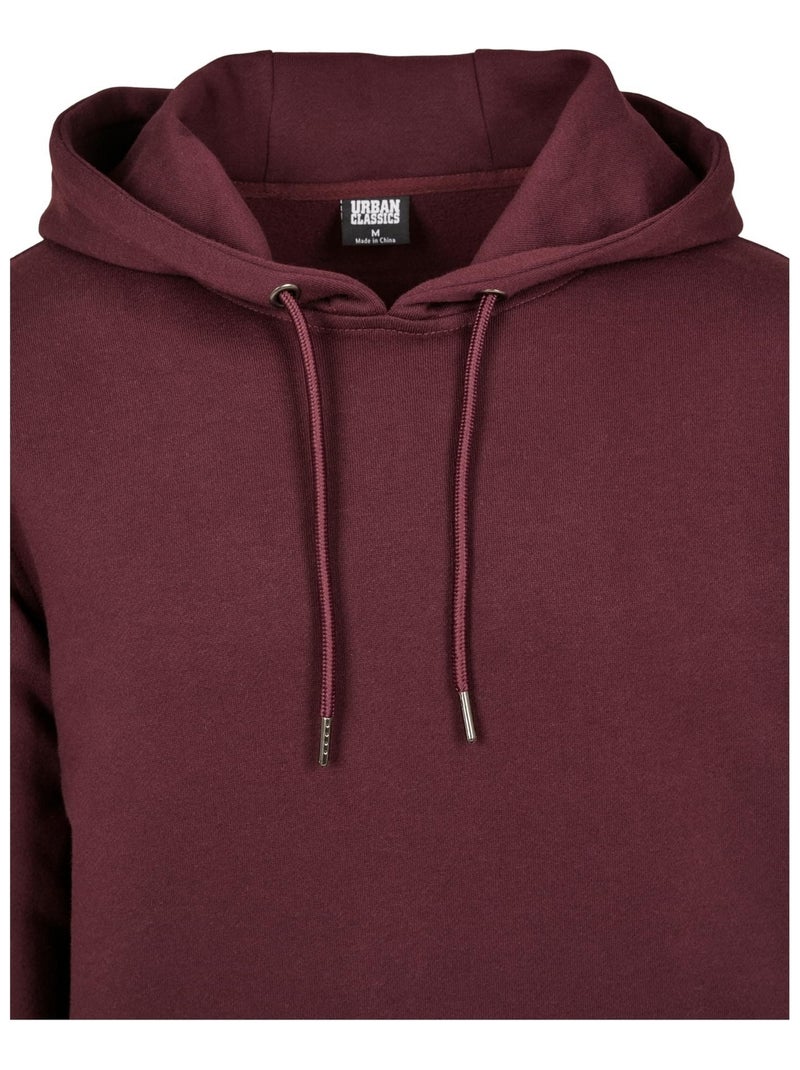 Urban Classics - Sweat à capuche BASIC Rouge carmin - Kiabi