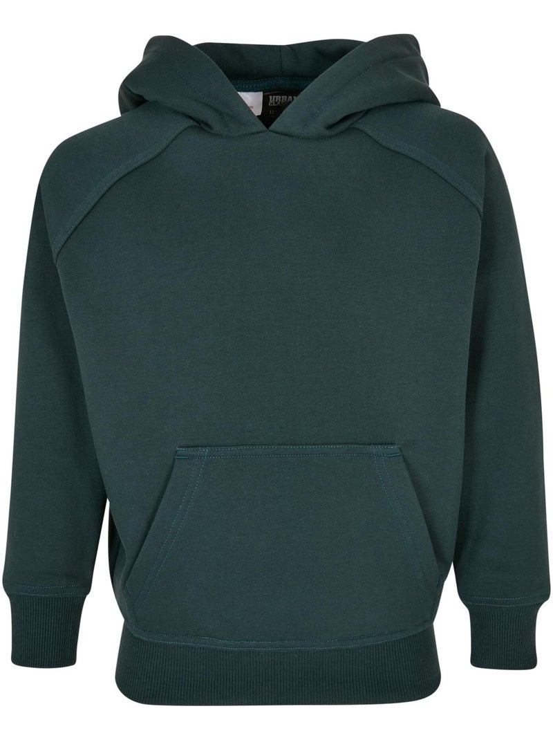 Urban Classics - Sweat à capuche BLANK Vert bouteille - Kiabi