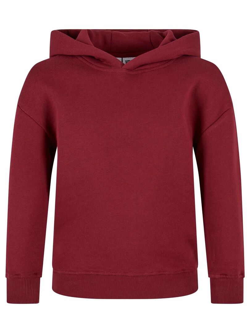 Tommy Jeans - Sweat à capuche avec logo linéaire - Bordeaux
