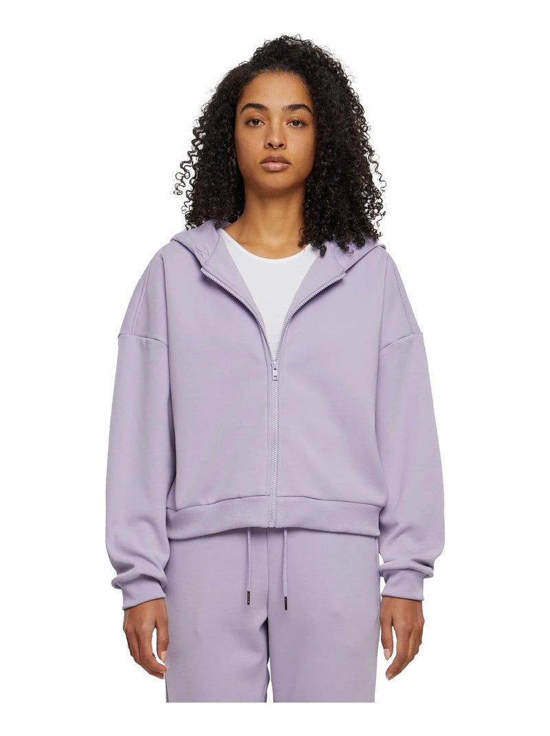 Urban Classics - Sweat à capuche COZY Violet - Kiabi