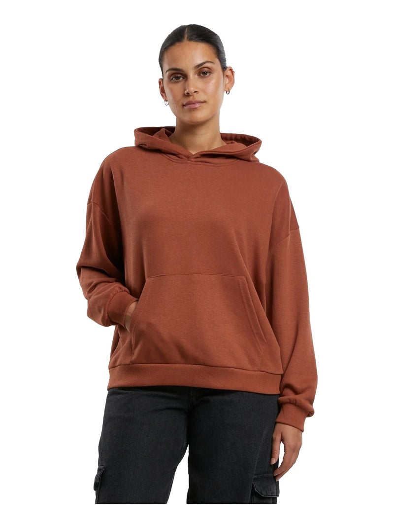 Urban Classics - Sweat à capuche Marron caramel - Kiabi