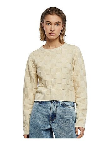 Urban Classics - Sweat motif/style à carreaux