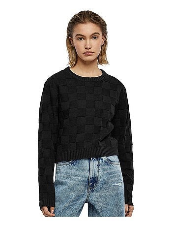 Urban Classics - Sweat motif/style à carreaux