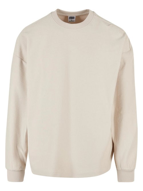 Urban Classics - Sweat motif/style Côtelé - Kiabi