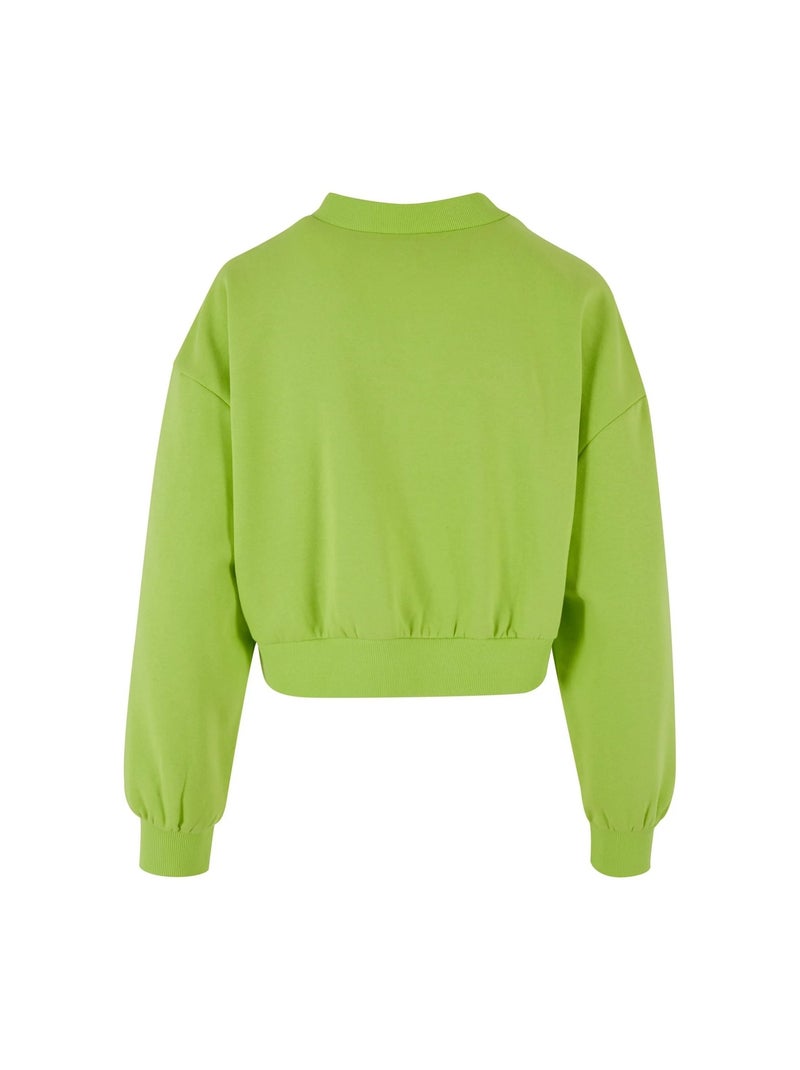 Urban Classics - Sweat motif/style Court Jaune fluo - Kiabi