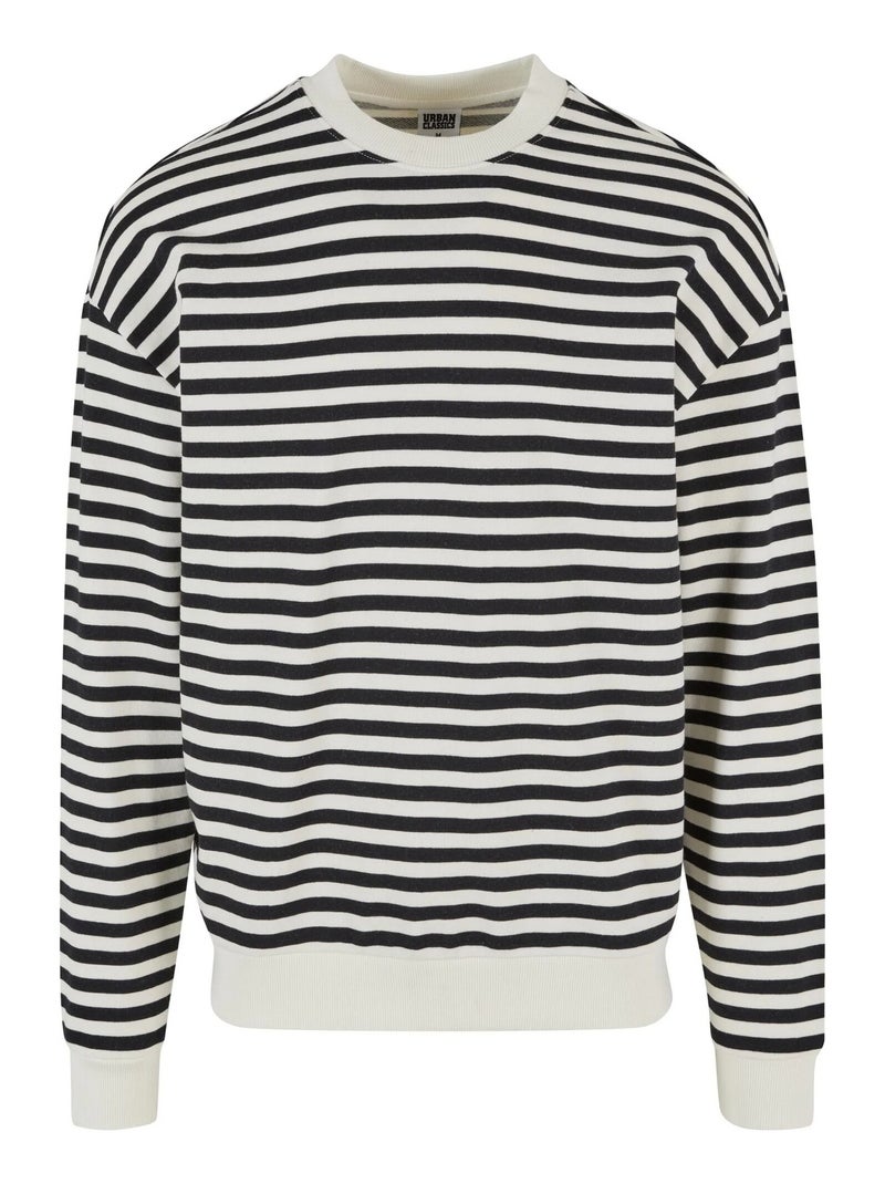 Urban Classics - Sweat motif/style rayé Blanc - Kiabi