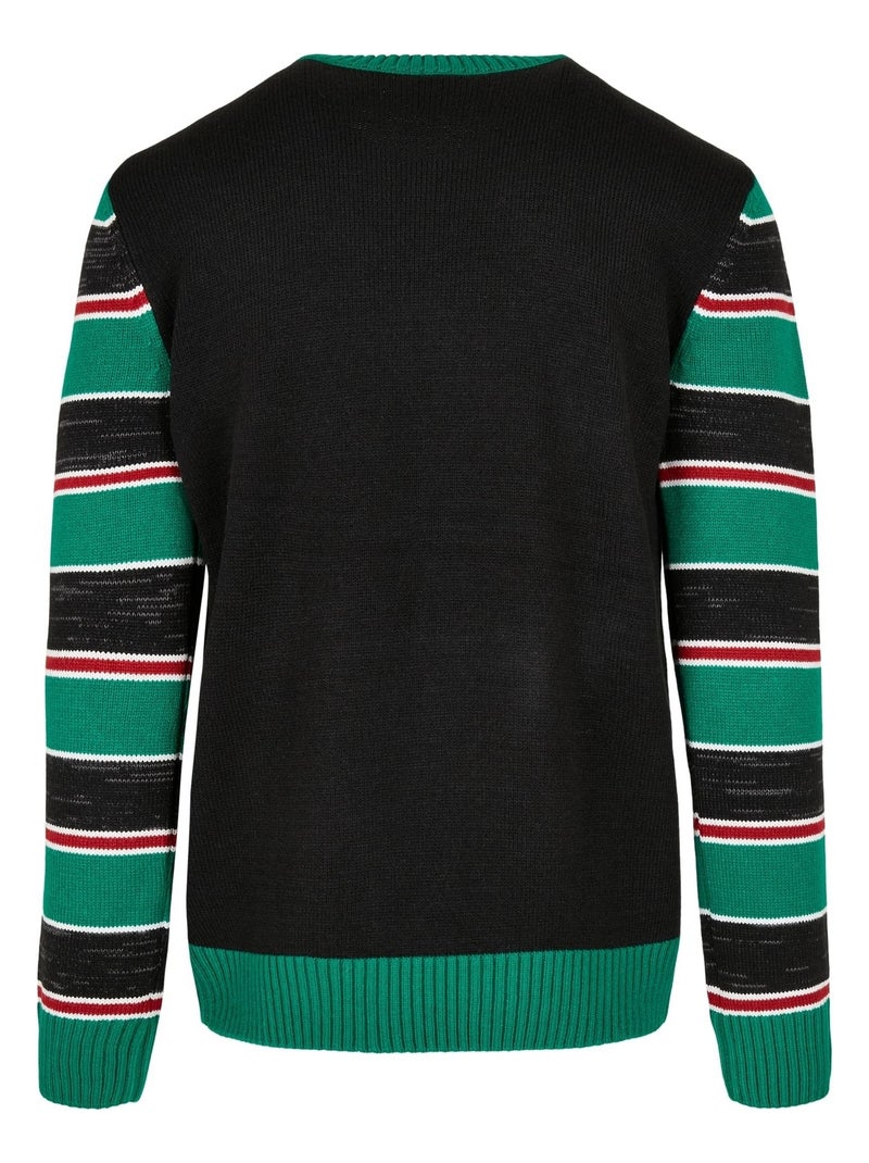 Urban Classics - Sweat Noël SAVIOR Noir Vert - Kiabi