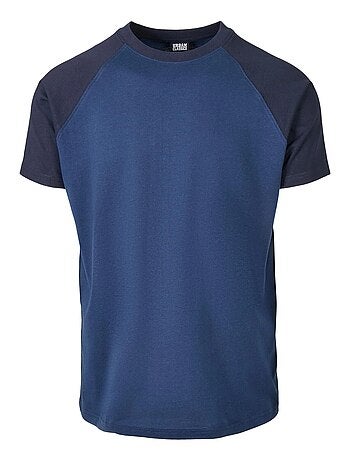Urban Classics - T-shirt manches raglan motif/style Contrasté