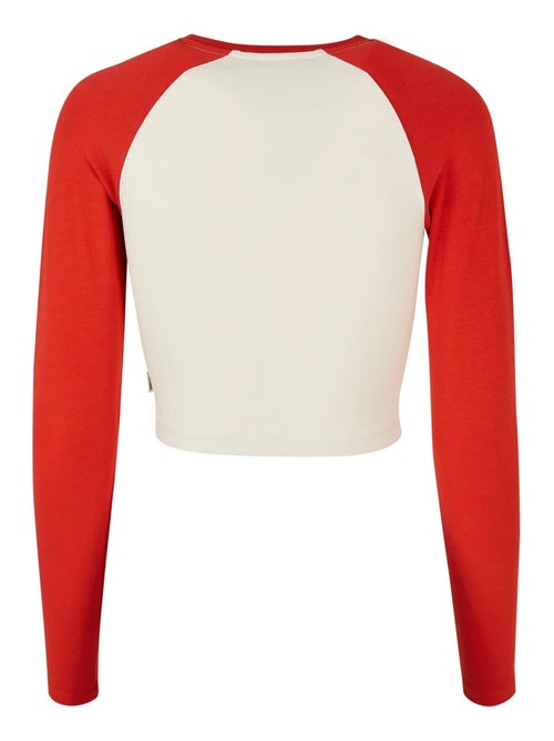Urban Classics - T-shirt court manches longues motif/style rétro - Kiabi