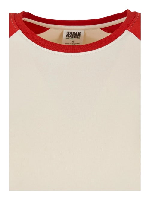 Urban Classics - T-shirt court manches longues motif/style rétro - Kiabi