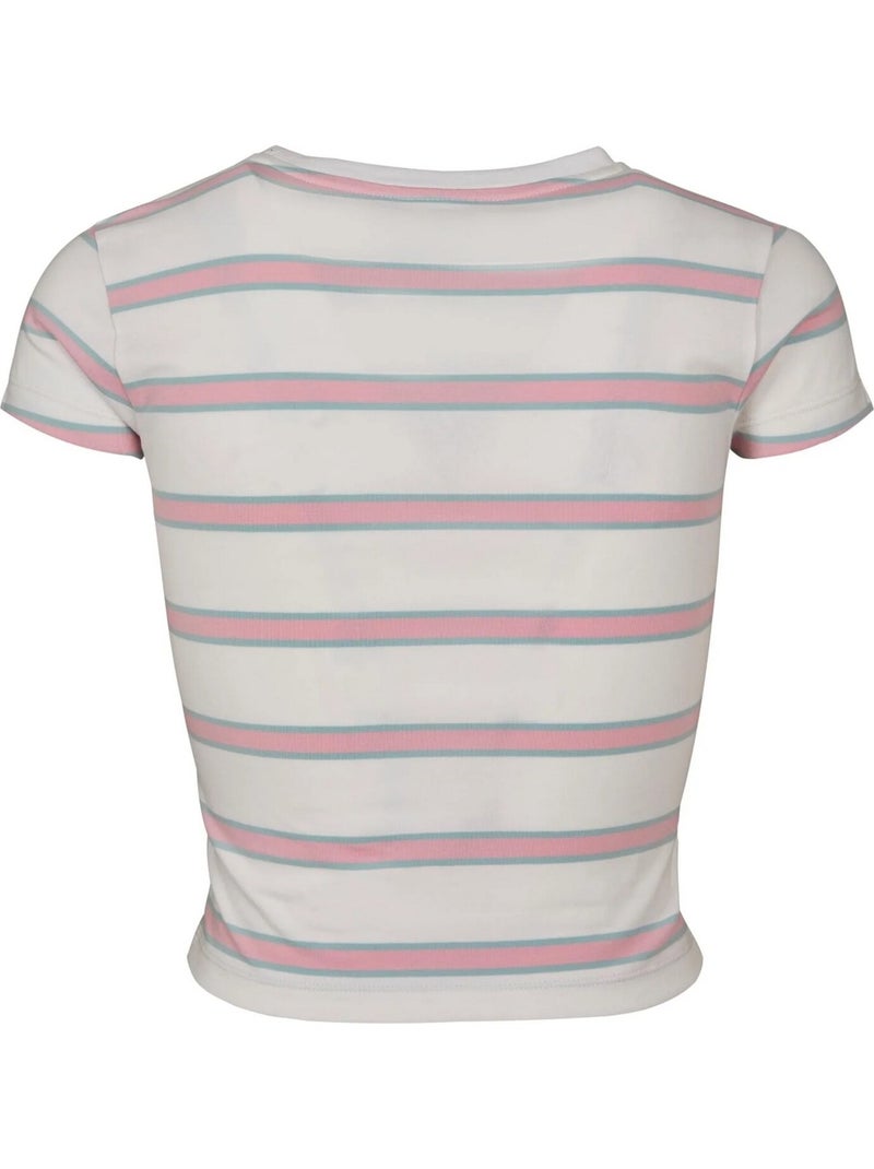 Urban Classics - T-shirt court motif/style à rayures Blanc cassé - Kiabi
