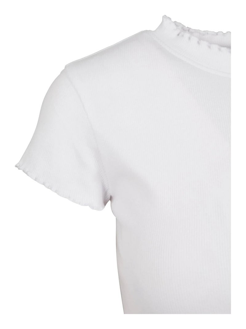 Urban Classics - T-shirt court motif/style Côtelé Blanc - Kiabi