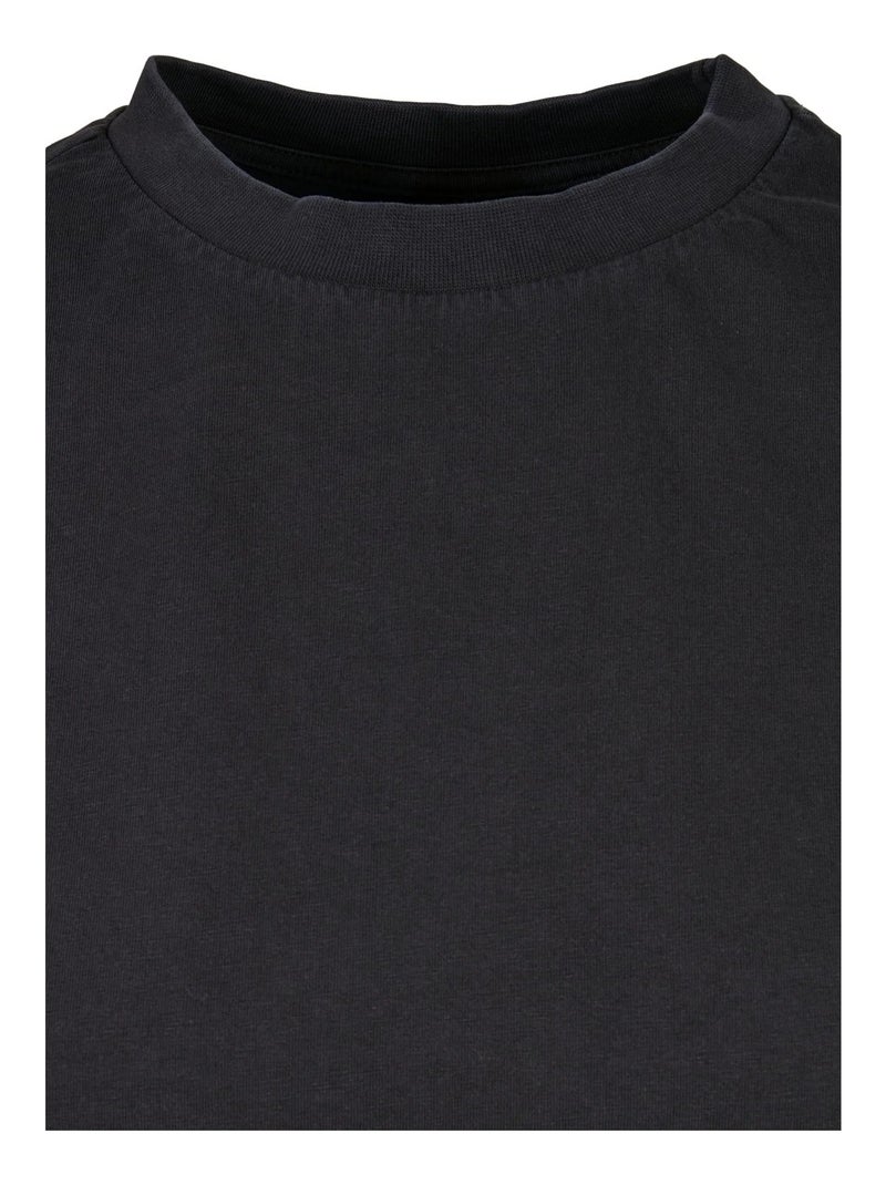 Urban Classics - T-shirt manches à revers Noir - Kiabi