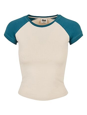 Urban Classics - T-shirt manches courtes motif/style rétro