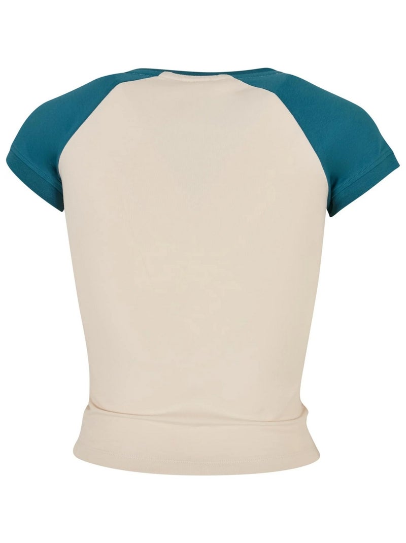 Urban Classics - T-shirt manches courtes motif/style rétro Blanc cassé - Kiabi