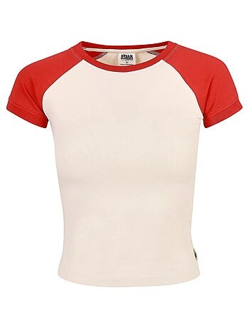Urban Classics - T-shirt manches courtes motif/style rétro