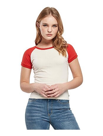 Urban Classics - T-shirt manches courtes motif/style rétro