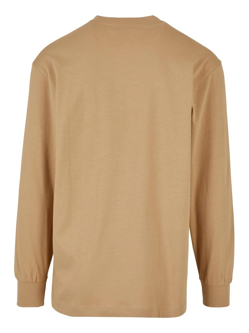 Urban Classics - T-shirt manches longues Beige - Kiabi