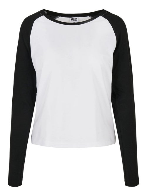 Urban Classics - T-shirt manches longues motif/style Contrasté - Kiabi