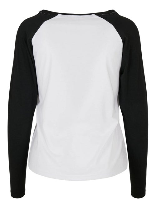 Urban Classics - T-shirt manches longues motif/style Contrasté - Kiabi