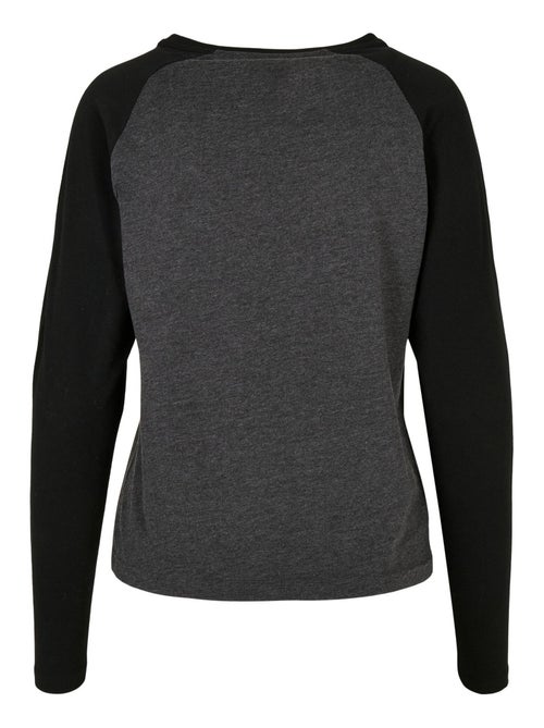 Urban Classics - T-shirt manches longues motif/style Contrasté - Kiabi