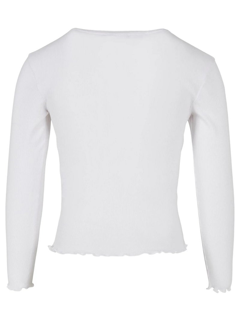 Urban Classics - T-shirt manches longues motif/style Courte Blanc - Kiabi