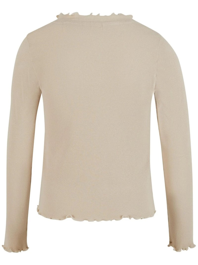 Urban Classics - T-shirt manches longues motif/style Courte Blanc nacré - Kiabi