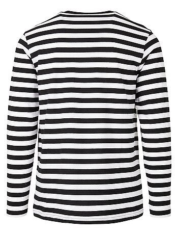 Urban Classics - T-shirt manches longues motif/style rayé