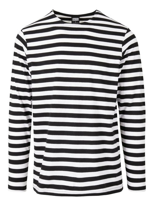 Urban Classics - T-shirt manches longues motif/style rayé - Kiabi
