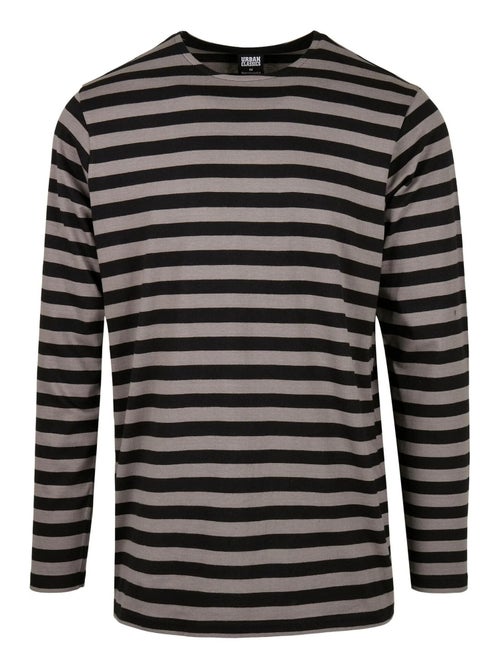 Urban Classics - T-shirt manches longues motif/style rayé - Kiabi