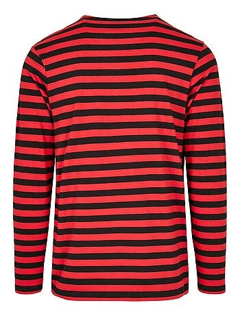 Urban Classics - T-shirt manches longues motif/style rayé