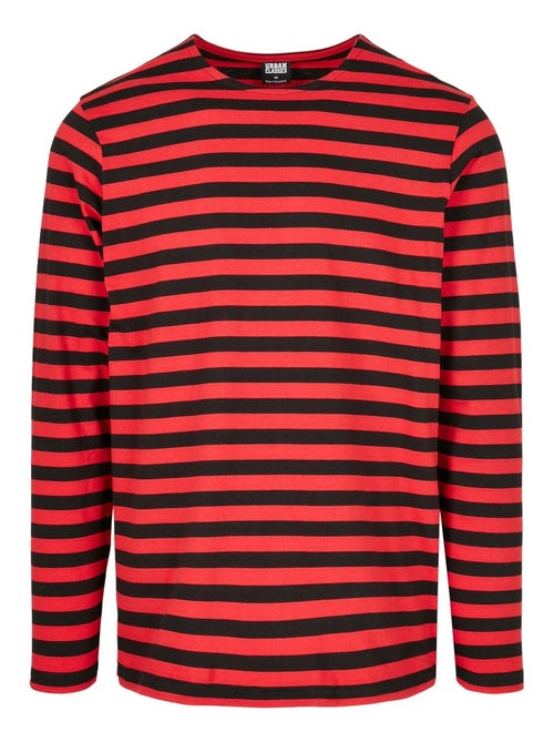 Urban Classics - T-shirt manches longues motif/style rayé - Kiabi