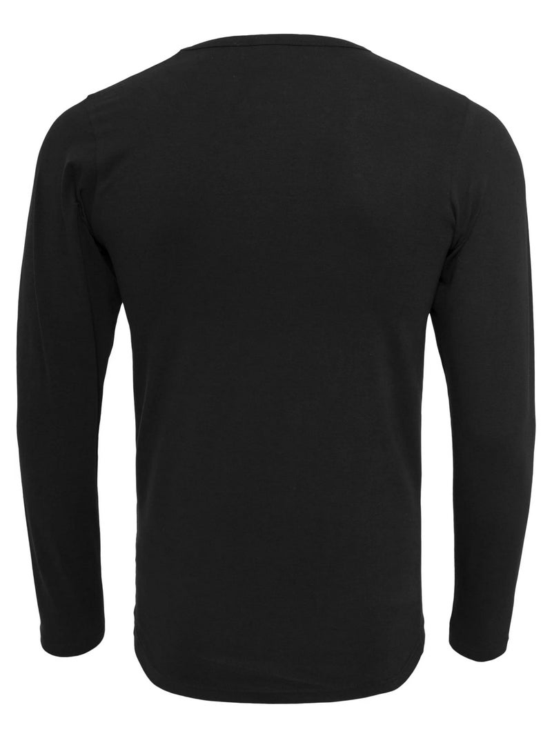 Urban Classics - T-shirt manches longues Noir - Kiabi