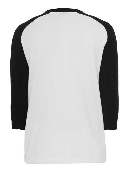 Urban Classics - T-shirt manches ¾ motif/style Contrasté - Kiabi