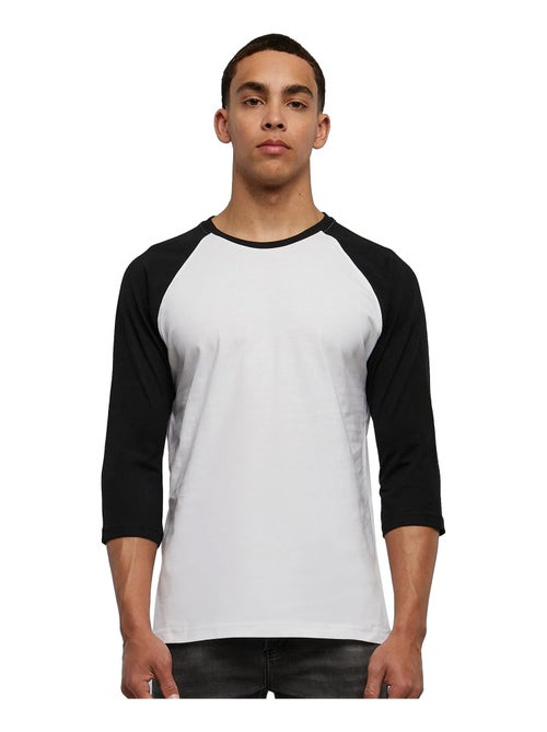 Urban Classics - T-shirt manches ¾ motif/style Contrasté - Kiabi