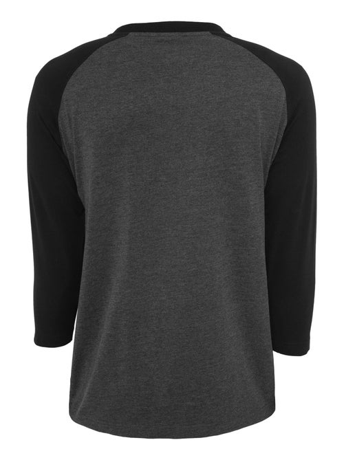 Urban Classics - T-shirt manches ¾ motif/style Contrasté - Kiabi