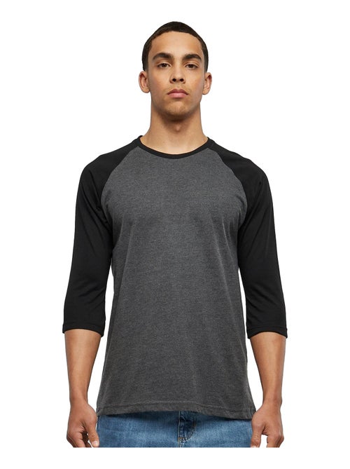 Urban Classics - T-shirt manches ¾ motif/style Contrasté - Kiabi