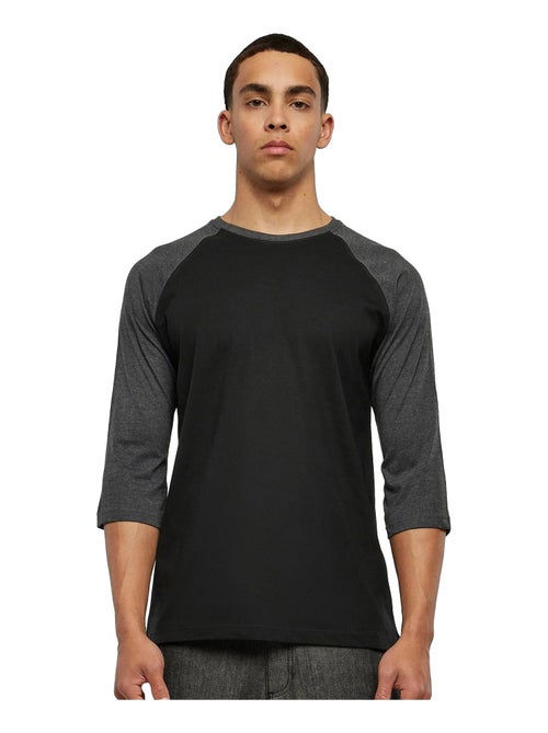 Urban Classics - T-shirt manches ¾ motif/style Contrasté - Kiabi