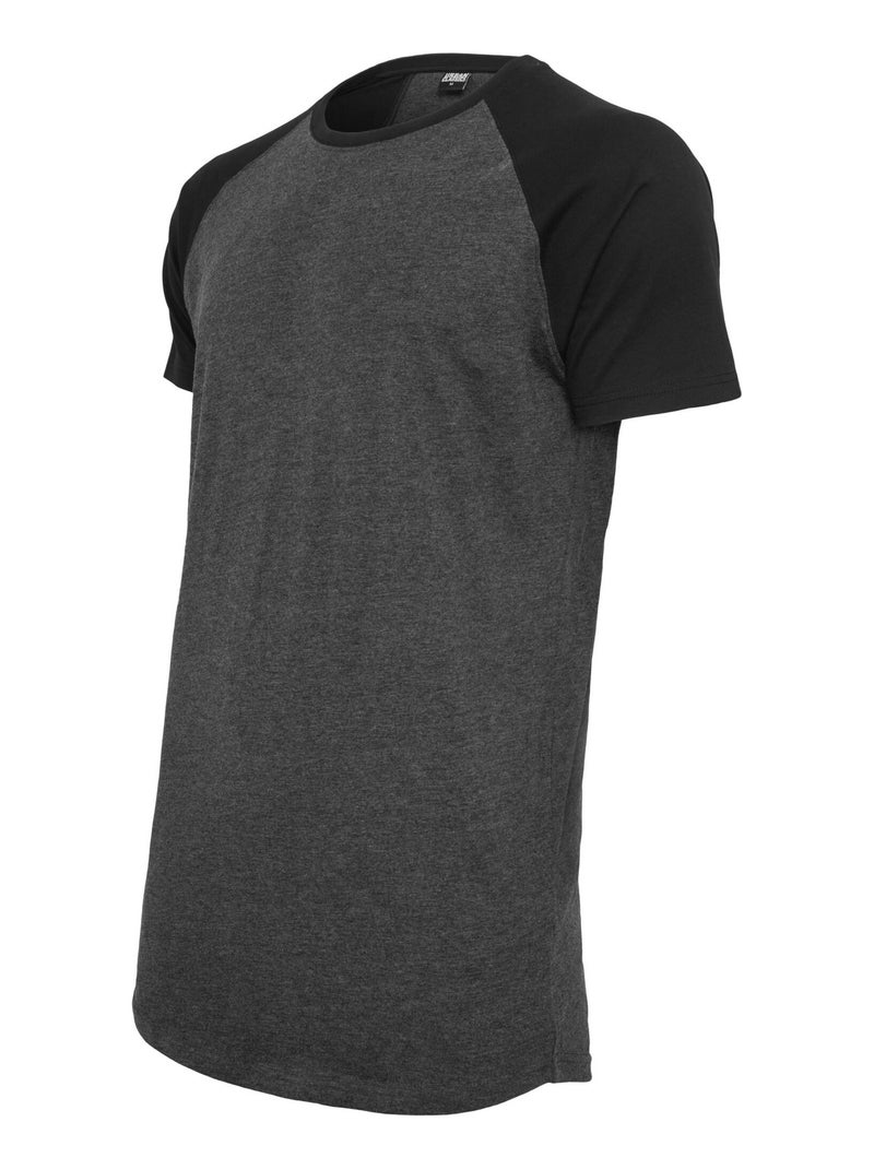 Urban Classics - T-shirt manches raglan Gris Gris anthracite - Kiabi